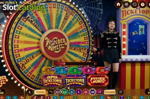 Οθόνη2. Wonder Wheel Κουλοχέρης