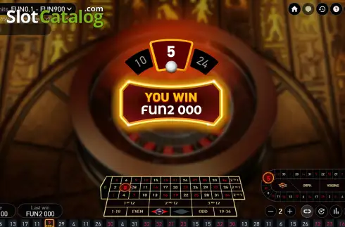 Οθόνη3. Egypt Roulette Κουλοχέρης