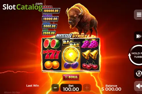 Οθόνη2. Bison Strike Κουλοχέρης