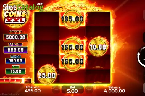 Οθόνη3. Hotfire Coins XXL Κουλοχέρης