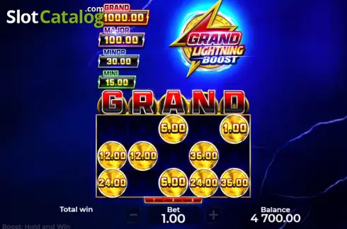 Οθόνη3. Grand Lightning Boost Κουλοχέρης