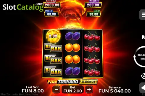 Οθόνη2. Fire Tornado: Hold & Win Κουλοχέρης