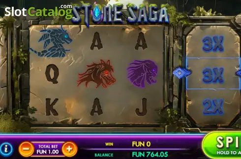Οθόνη2. Stone Saga Κουλοχέρης