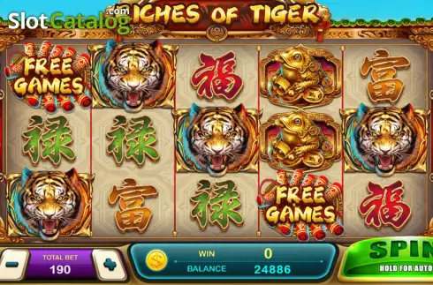 Οθόνη2. Riches of Tiger Κουλοχέρης 