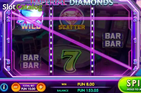 Οθόνη3. Imperial Diamonds Κουλοχέρης 