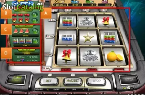 Οθόνη2. Super 7 (esball) Κουλοχέρης