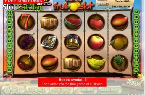 Οθόνη3. Fruit Paradise (esball) Κουλοχέρης