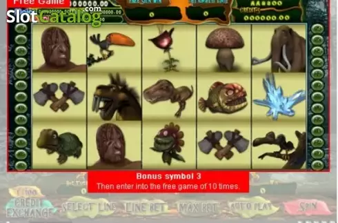 Οθόνη3. Prehistoric Jungle (esball) Κουλοχέρης