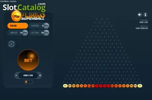 Οθόνη2. Plinko Superball 50000x Κουλοχέρης