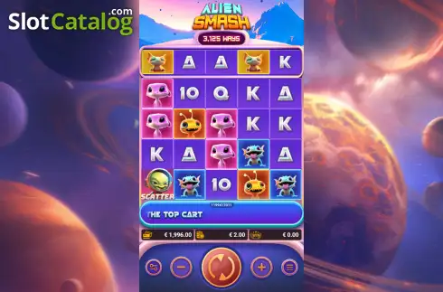 Οθόνη2. Alien Smash Κουλοχέρης 