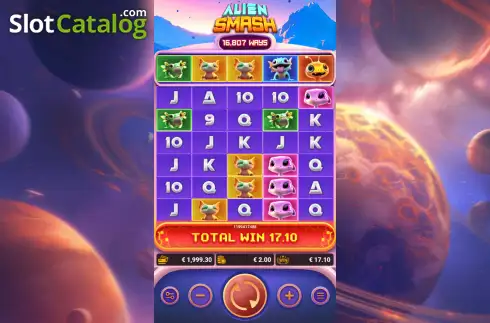 Οθόνη3. Alien Smash Κουλοχέρης 