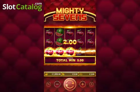 Οθόνη3. Mighty Sevens Κουλοχέρης 