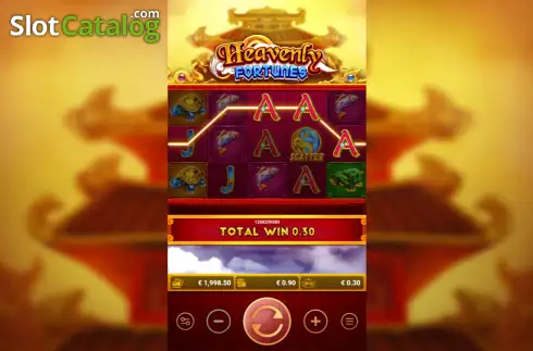 Οθόνη3. Heavenly Fortunes Κουλοχέρης