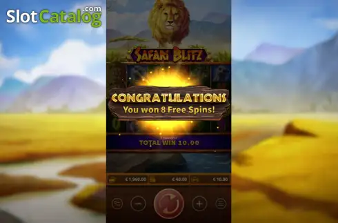 Οθόνη3. Safari Blitz Κουλοχέρης