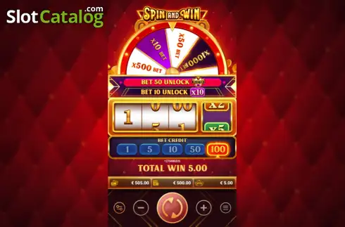 Οθόνη3. Spin and Win (Fastspin) Κουλοχέρης