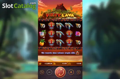 Οθόνη2. Fiery Lava Κουλοχέρης 