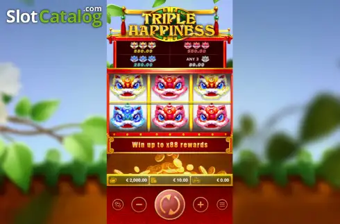 Οθόνη2. Triple Happiness Κουλοχέρης 