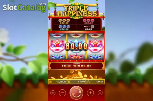 Οθόνη3. Triple Happiness Κουλοχέρης 