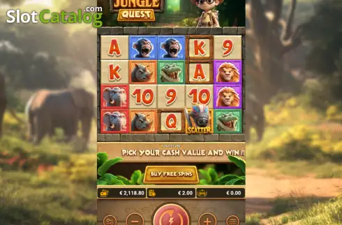 Οθόνη2. Jungle Quest Κουλοχέρης