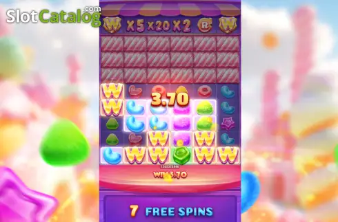 Οθόνη3. Candy Super Tumble Κουλοχέρης
