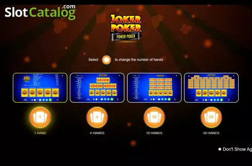 Οθόνη2. Joker Poker - Power Poker (Flip Five Gaming) Κουλοχέρης