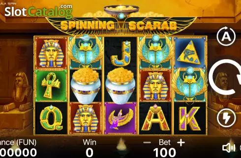 Οθόνη2. Spinning Scarab Κουλοχέρης