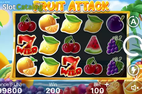Οθόνη3. Fruit Attack Κουλοχέρης
