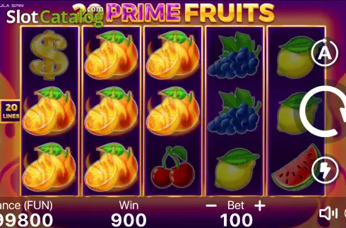 Οθόνη3. 20 Prime Fruits Κουλοχέρης