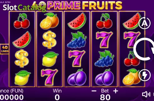 Οθόνη2. 40 Prime Fruits Κουλοχέρης