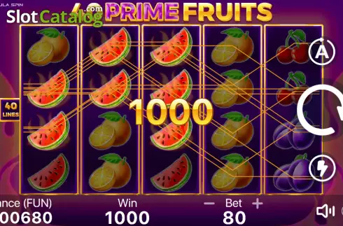 Οθόνη3. 40 Prime Fruits Κουλοχέρης