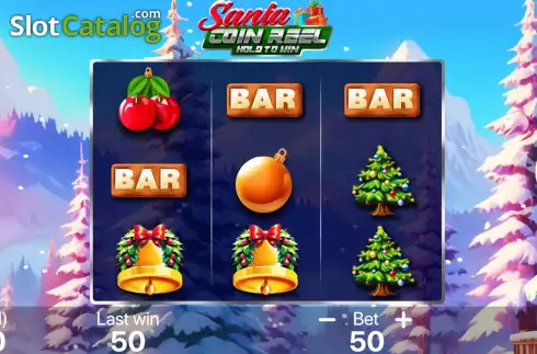 Οθόνη2. Santa Coin Reel: Hold to Win Κουλοχέρης 