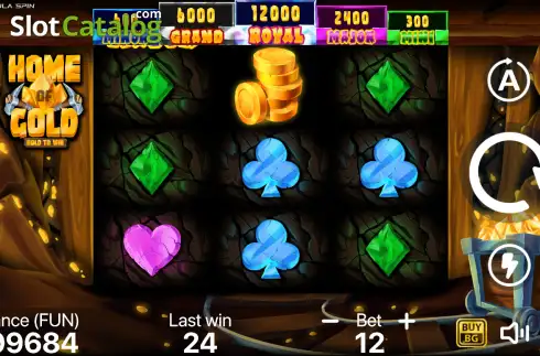 Οθόνη2. Home of Gold: Hold to Win Κουλοχέρης