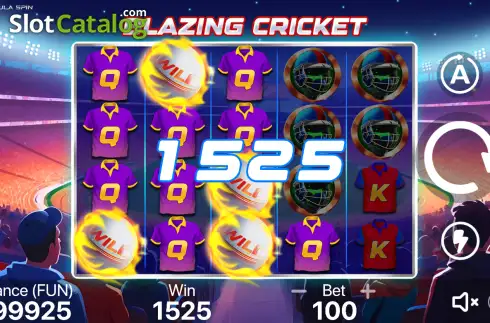 Οθόνη3. Blazing Cricket Κουλοχέρης