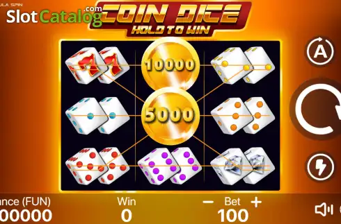 Οθόνη2. Coin Dice: Hold to Win Κουλοχέρης
