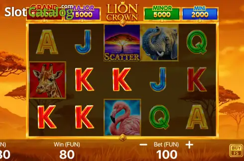 Οθόνη3. Lion Crown: Hold to Win Κουλοχέρης 