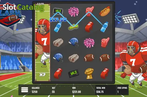 Οθόνη3. Touchdown Clash Κουλοχέρης