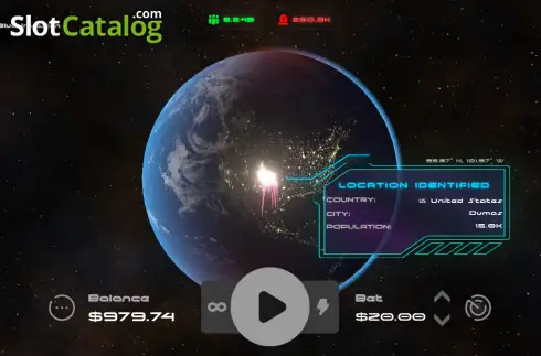 Οθόνη3. Planet Blue Invasion Κουλοχέρης