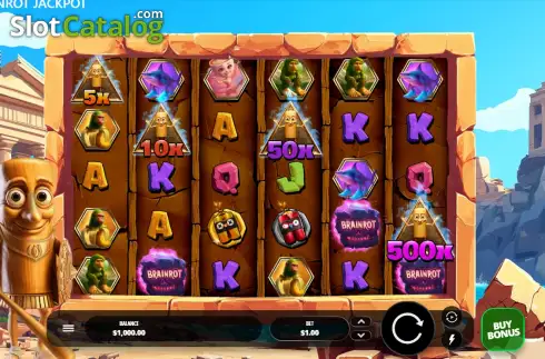 Οθόνη2. Brainrot Jackpot Κουλοχέρης