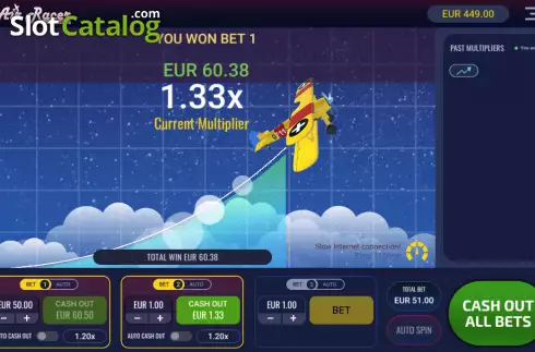 Οθόνη3. Air Racer Classic Κουλοχέρης