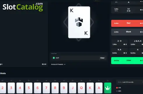 Οθόνη2. HiLo (Gamdom Originals) Κουλοχέρης