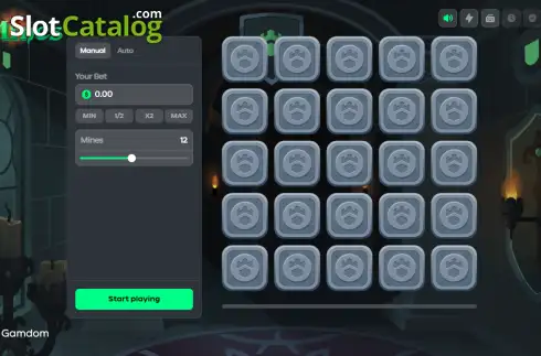 Οθόνη2. Mines (Gamdom Originals) Κουλοχέρης 