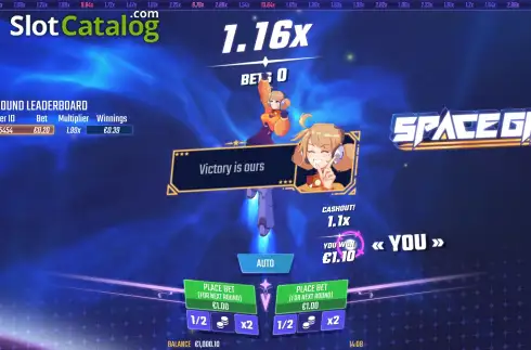 Οθόνη3. Space Girl Κουλοχέρης
