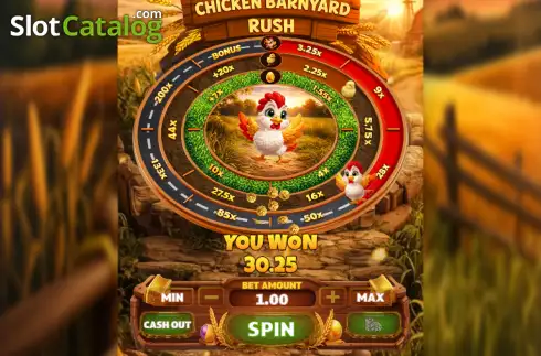 Οθόνη3. Chicken Barnyard Rush Κουλοχέρης