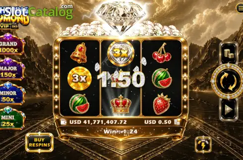 Οθόνη3. Lightning Diamond VIP Κουλοχέρης