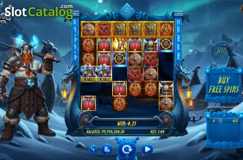 Οθόνη3. Vikings Thunder (GameTimeTech) Κουλοχέρης