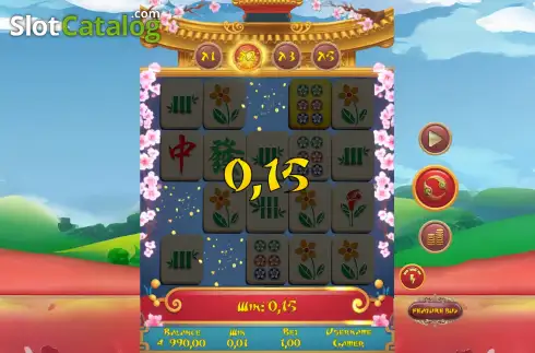 Οθόνη3. Mahjong Fortune (GameTimeTech) Κουλοχέρης 