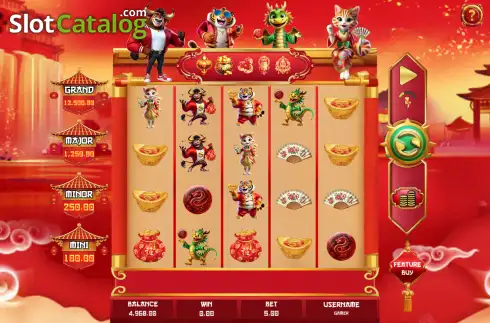 Οθόνη2. Fortune Avengers: Grand Jackpot Κουλοχέρης