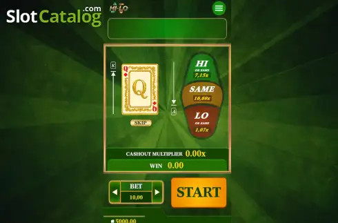 Οθόνη2. Hi-Lo (GameTimeTech) Κουλοχέρης 