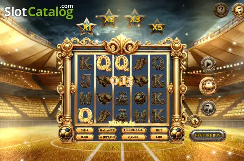 Οθόνη3. Golden Kick (GameTimeTech) Κουλοχέρης