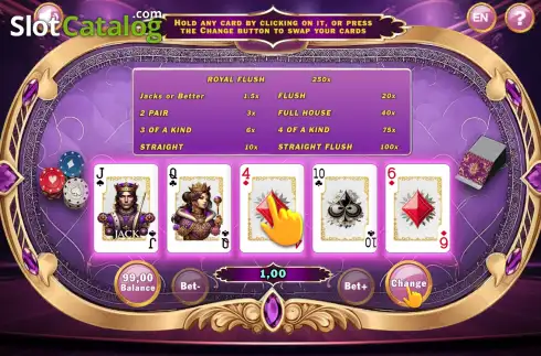 Οθόνη3. Hold & Flip Poker Frenzy Κουλοχέρης 